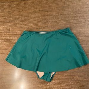 Kortni Jeane Swim Skort Emerald Green Size S